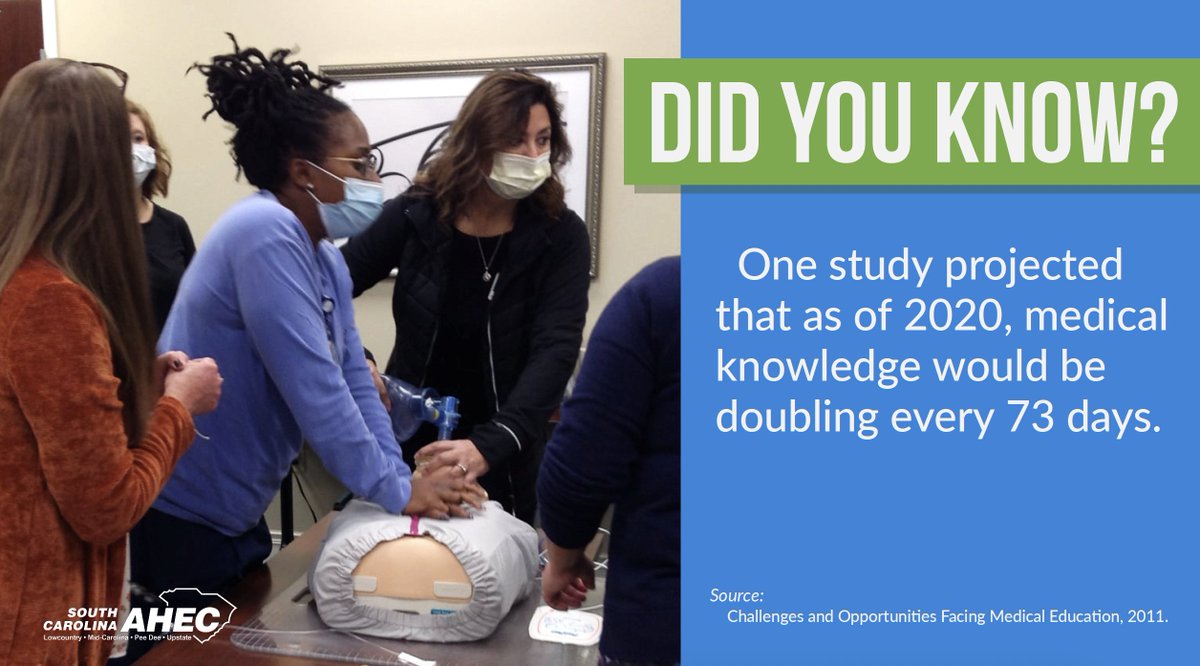 AHEC CPD Programs offer local and cost-effective ways for healthcare professionals to stay up-to-date with the latest research and guidelines while also obtaining credit and maintaining licensure and certifications.

Learn with us: scahec.net/education.html