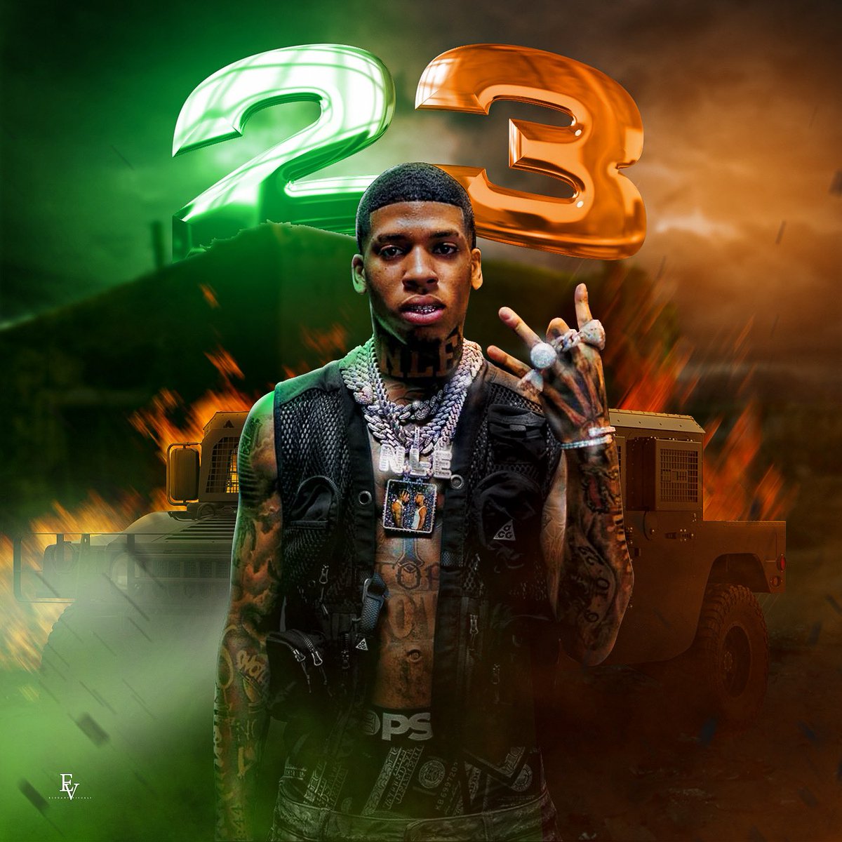 NLE Choppa “23” Concept 

#coverart #upcomingartist #upcomingrappers #unsignedhyped #soundcloudrapper #GraphicDesigner  #trapartist #musicartist #trap #trapmusic #elegantvisuals