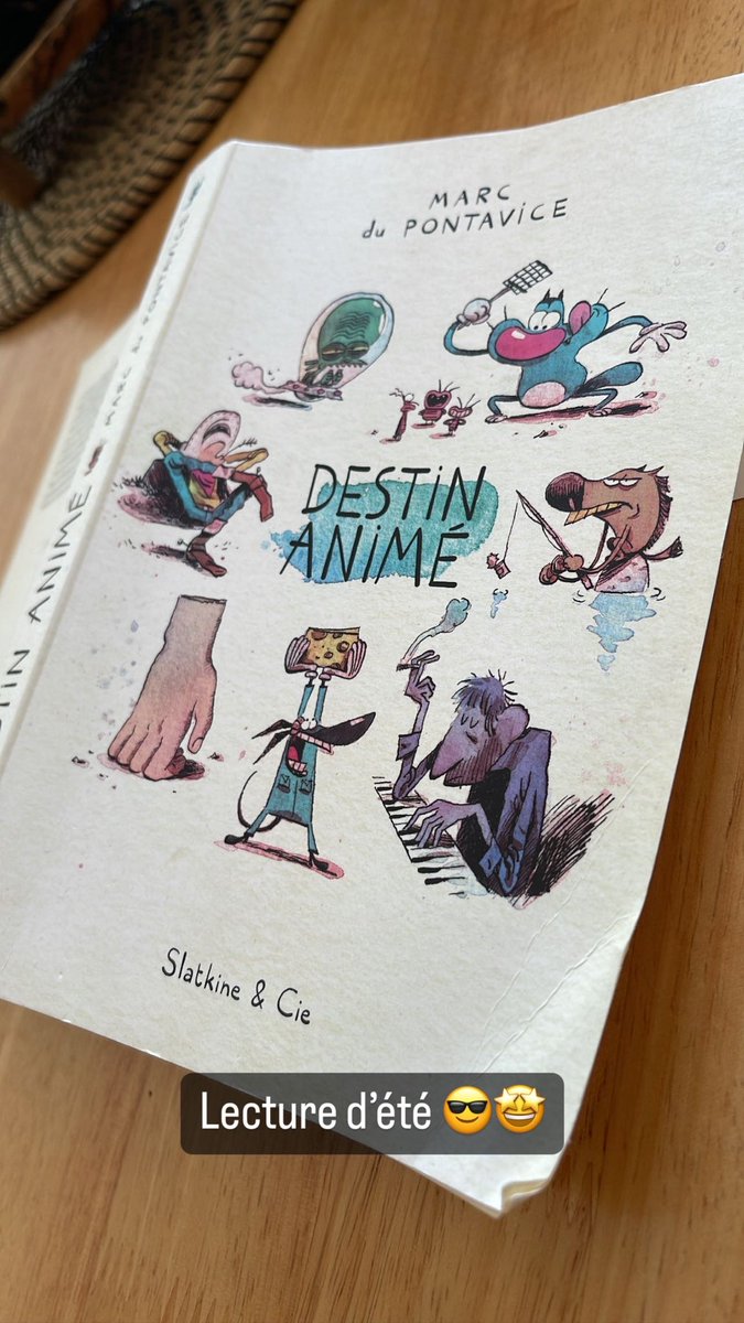 Lecture d’été « Destin animé » de Marc du Pontavice cc <a href="/XilamAnimation/">Xilam Animation</a> #Entrepreneur #animation #creation #imprevu #enfance #emotion
