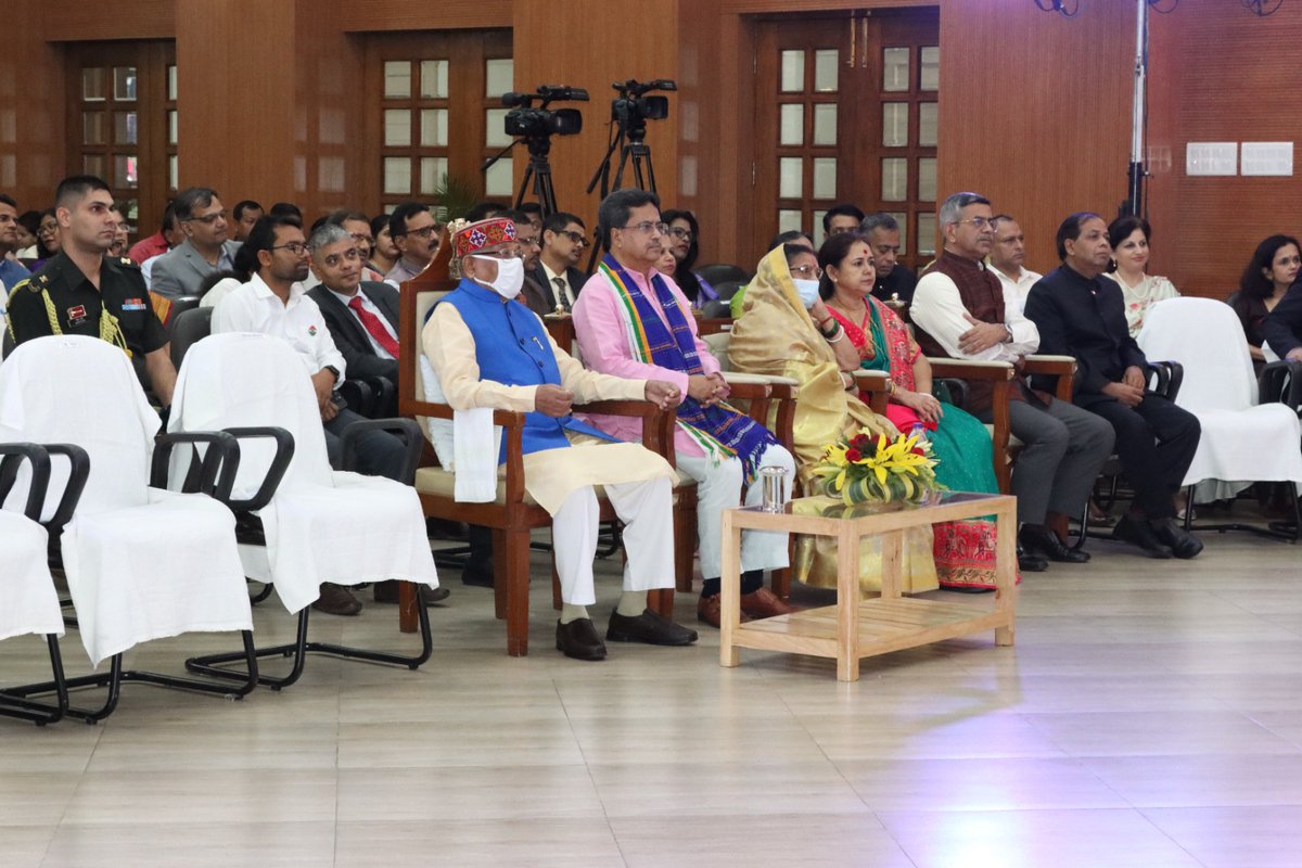 "At Home". 77th Independence Day, celebration at Raj Bhavan Agartala. 1/3