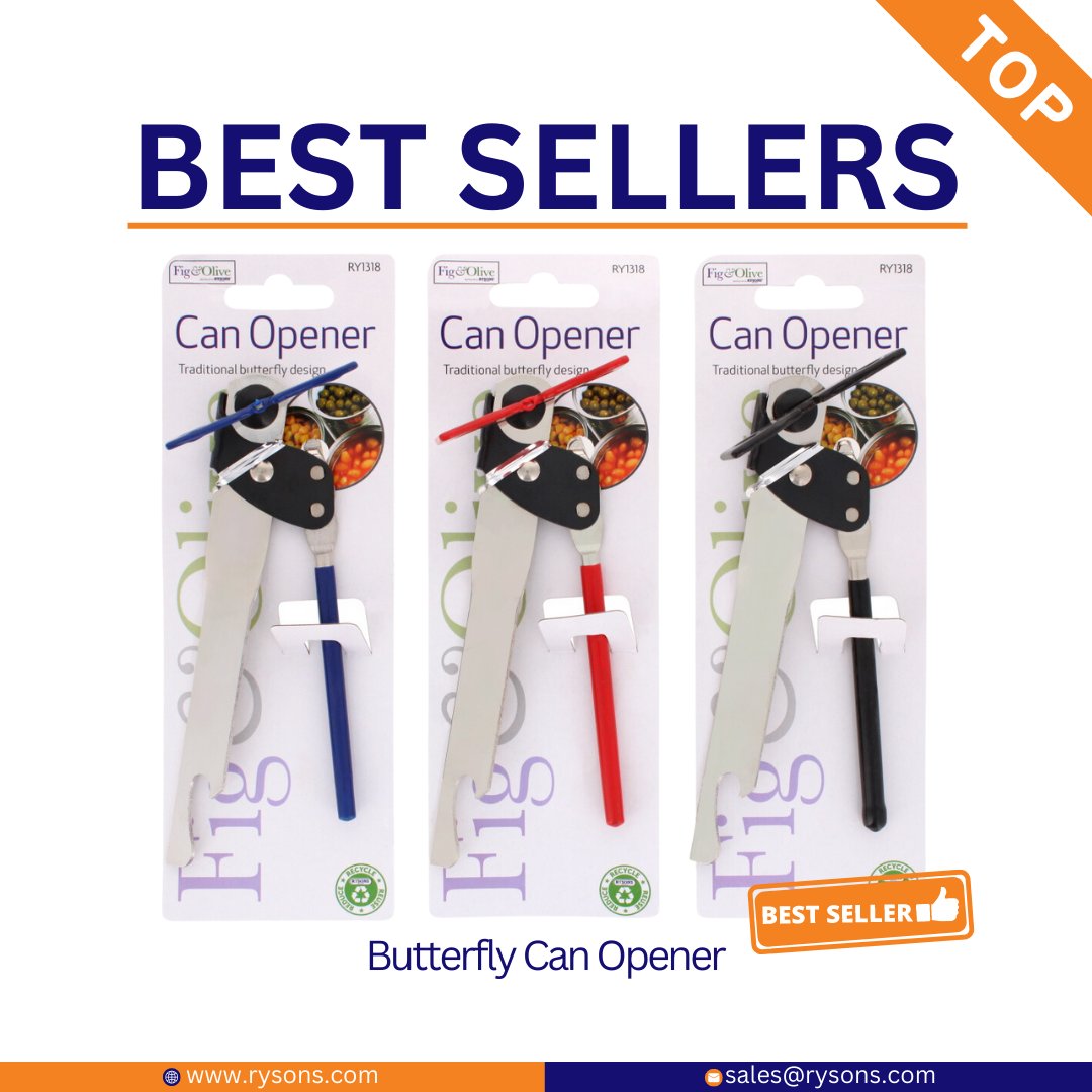 Rysons_Group's tweet photo. We're back with our top selling items here at Rysons! Clip Lock Tubs, Butterfly Can Opener's &amp; Cookie Trays, discover our fantastic products now! 🍽️✨🍪

#Wholesale #ClipLockTubs #ButterflyCanOpener #Cookietray #UKWholesale #Smallbusinesscheck #Organisation #Bulkbuy #Kitchenware https://t.co/8UbEmlifue