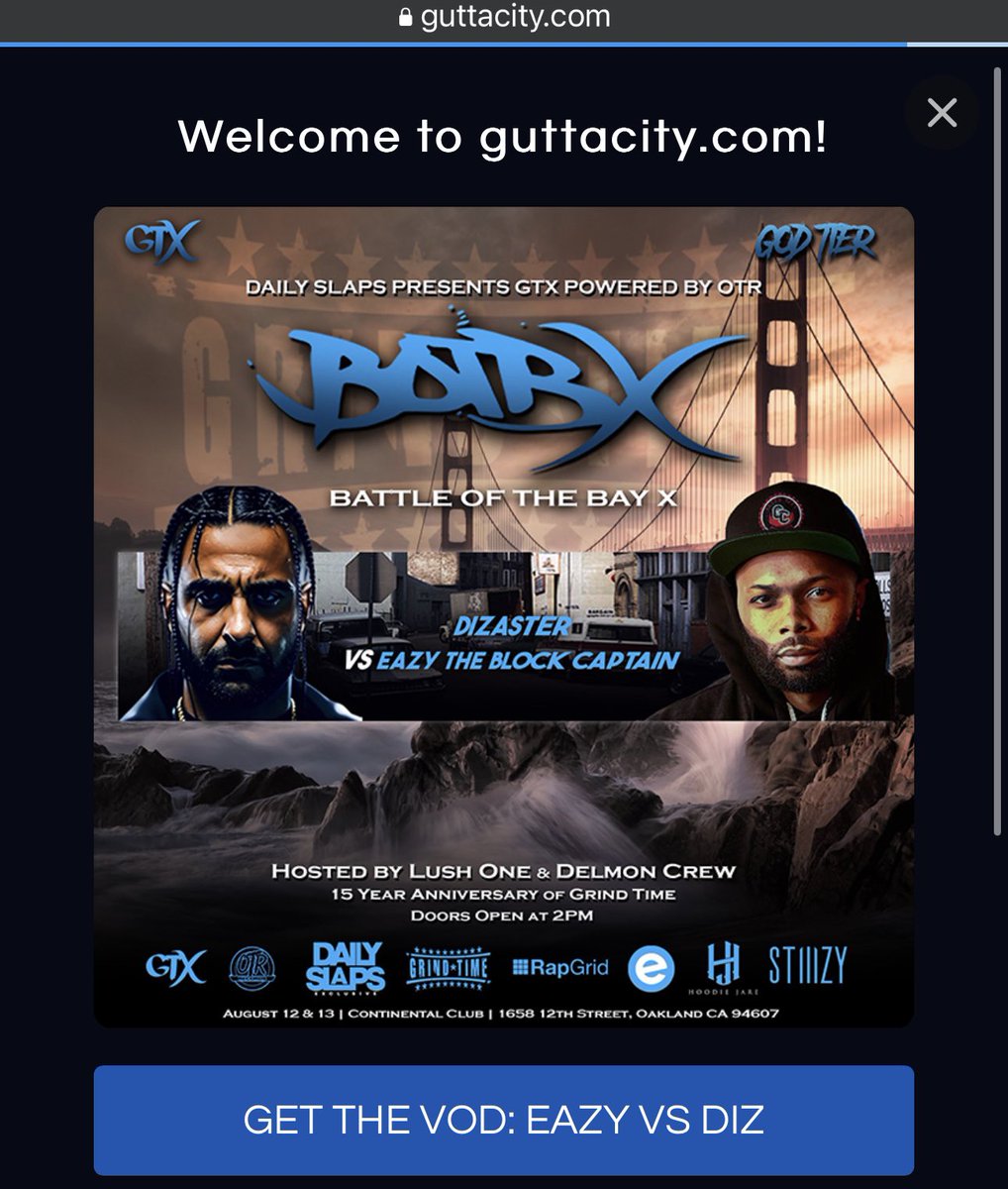 Eazyblockcapt's tweet image. If y’all want to see why diz so mad go to Guttacity.com to purchase the single battle. I know one truth is I own this battle