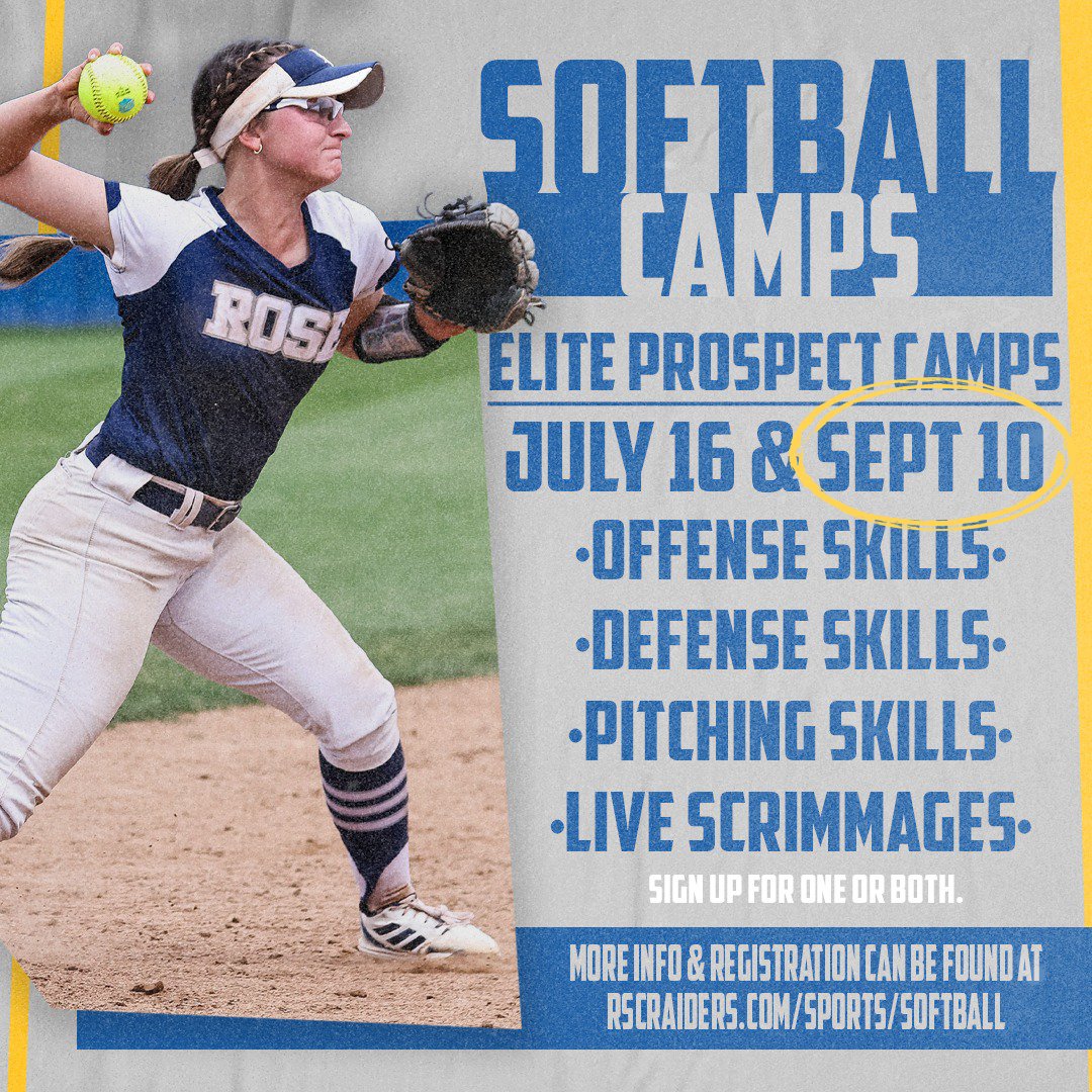 rscraiders's tweet image. Less than a month away from Raider Softball&apos;s last Elite Prospect Camp...are YOU signed up yet!?!?

More information and registration can be found here: rscraiders.com/sb_output.aspx…

#iamaRAIDER | #BeARaider
