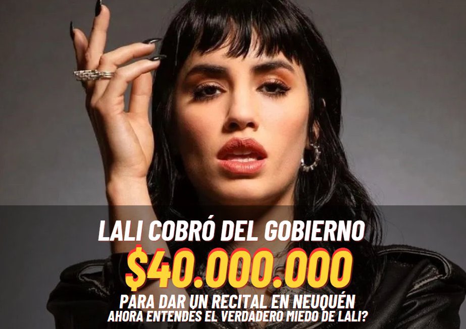 ImpuestosyE's tweet photo. Cuarenta millones (entre otras) de razones del miedo de Lali 👇 https://t.co/aff5pfNRwb