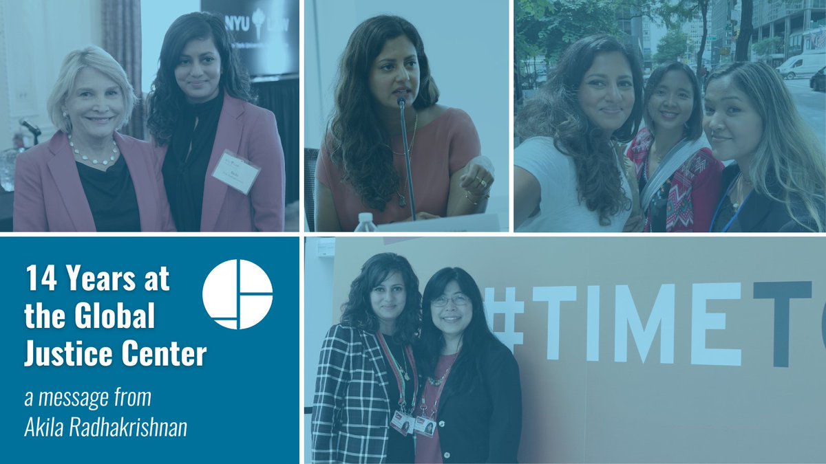 THREAD: After 14 years — including 5 as president — @akilagjc is stepping down from GJC at the end of the year.

Akila made the difficult decision with both an appreciation for our past and an eye toward the future. We couldn’t be more proud.

Her letter: globaljusticecenter.net/press-center/p…