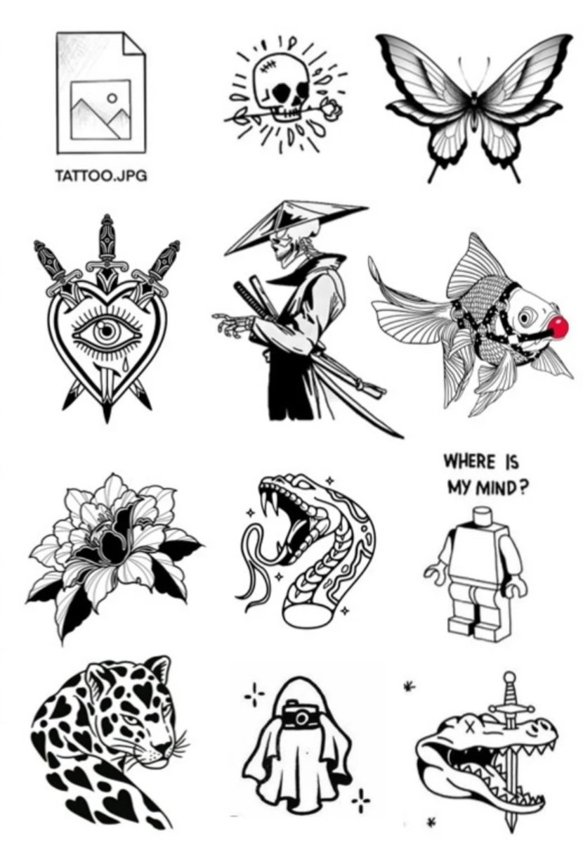 TattooAlli's tweet image. Alguém precisa aceitar fazer essa tattoo do peixinho sado apenas pro meu alívio mental k
Amei esses combinhos🥺❤️‍🔥