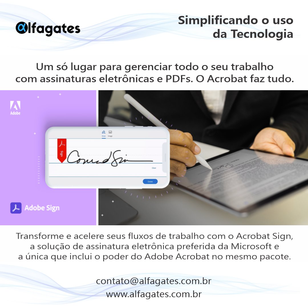 alfagates's tweet photo. Nestes últimos tempos, tornou-se um desafio para você ou para sua empresa assinar seus documentos?
https://t.co/syxSYAjIMP
#Alfagates #Adobe #AdobeSign #Acrobatsign #Esign #pacoteadobe #documentcloud #sign #assinaturaeletronica #assinaturadigital #contratodigital #icpbrasil https://t.co/WUS3ryRDpF