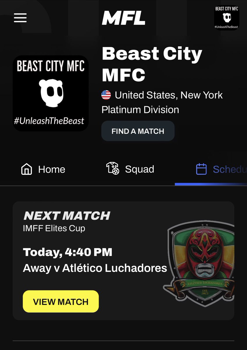 BeastCityMFC's tweet photo. Welcome to #BeastCity we are representing @akidcalledbeast in the @playMFL IMFF Elites Cup. We are ready for the challenge as we start the group stage. You can check us out here for todays match https://t.co/YdTWsbeCHt #UnleashTheBeast @ESPNFC @BigDaddyErac #onFlow https://t.co/xPLQmGcwo1