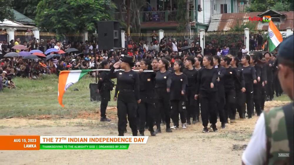 Flag Code of India 2002 Section IV 3.15 #IndependenceDay2023 #Churachandpur #Kuki
