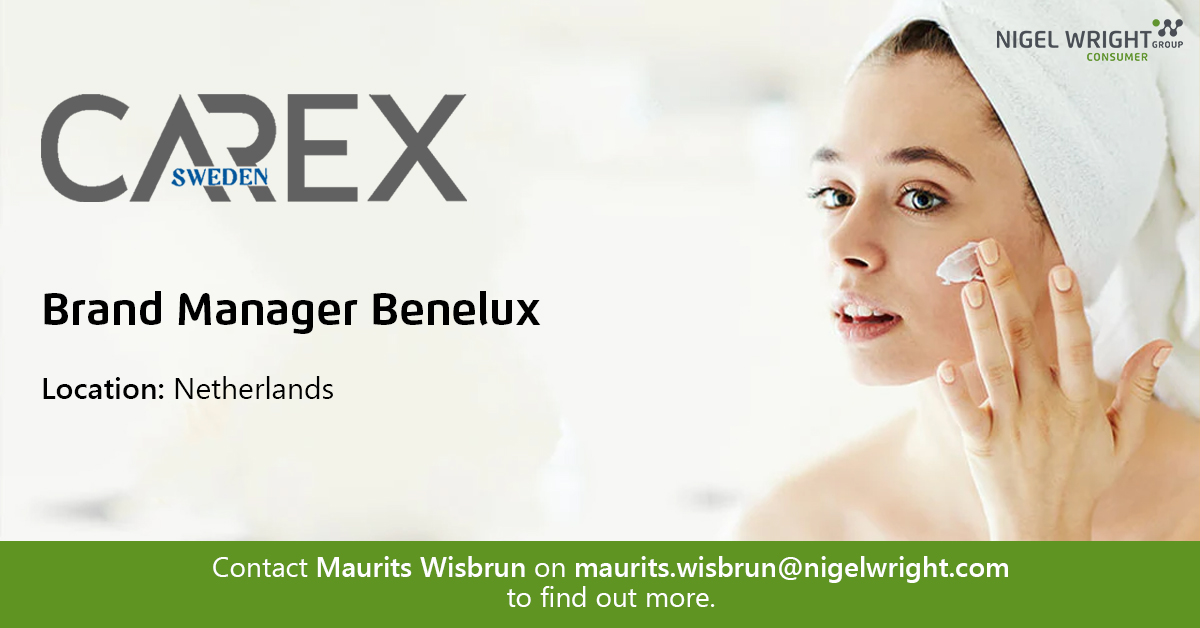NWConsumer's tweet photo. Our client Carex Sweden is searching for a Brand Manager - Benelux to join its team in the Netherlands. https://t.co/2HSrLulchK The successful candidate will develop and implement marketing strategies and execute the launch plans, promotions, and events in the FMCG channel. https://t.co/20rw3gVCbs