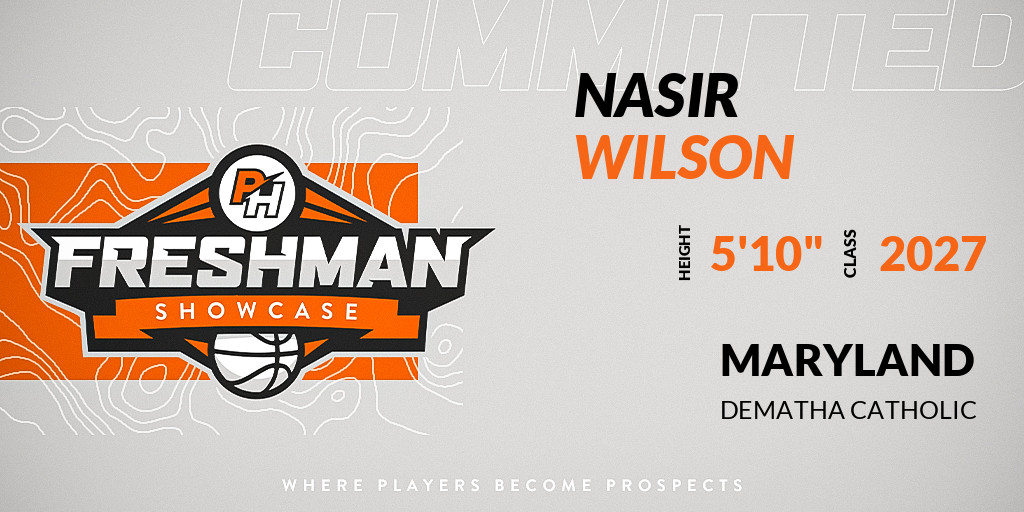 Prep Hoops Virginia (@prephoopsva) on Twitter photo Welcome Class of 2027 Nasir Wilson (<a href="/NYWTSB/">Nasir Yeshua Wilson</a>) of DeMatha Catholic HS to the <a href="/PrepHoopsVA/">Prep Hoops Virginia</a> Showcase @ The St.James .
🔥🏀 #PHFreshmanShowcaseDMV 🏀🔥
Register NOW! 👇
events.prephoops.com/e/803/register… Welcome Class of 2027 Nasir Wilson (<a href="/NYWTSB/">Nasir Yeshua Wilson</a>) of DeMatha Catholic HS to the <a href="/PrepHoopsVA/">Prep Hoops Virginia</a> Showcase @ The St.James .
🔥🏀 #PHFreshmanShowcaseDMV 🏀🔥
Register NOW! 👇
events.prephoops.com/e/803/register…