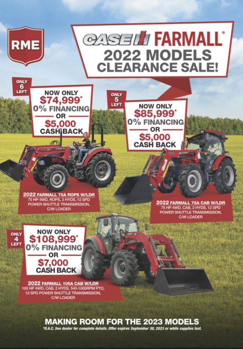 Still some 2022 Farmalls left in stock!!