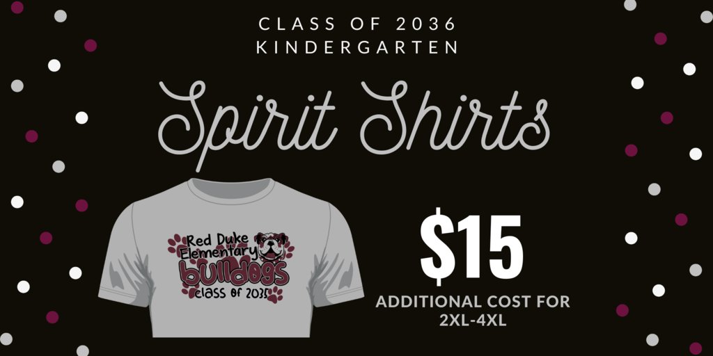 Don't forget to order your Duke Spirit Shirts!!  Use the QR codes or go to myschoolbucks.com!