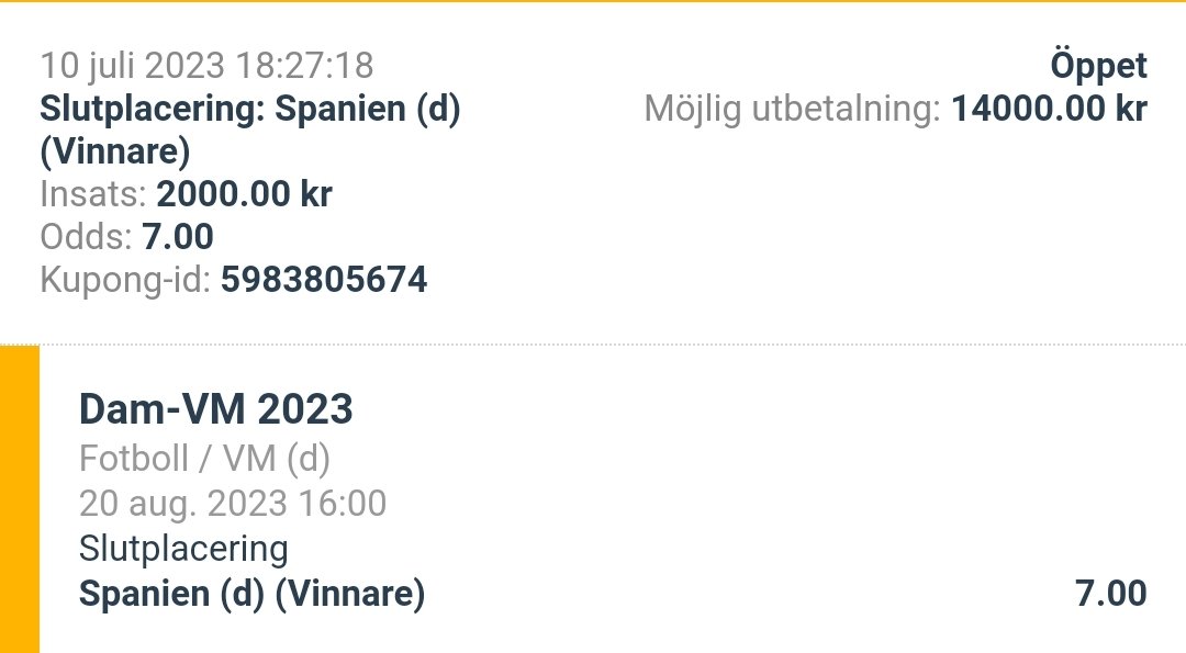 InterP00L's tweet photo. Fortfarande på tilt efter Frankrike... (Hade 5-hunka på Brasilien också). Men tidigt är detta Spaniens turnering att förlora, frågan är bara hur 🙏🏻 https://t.co/Hb8pREqRDC