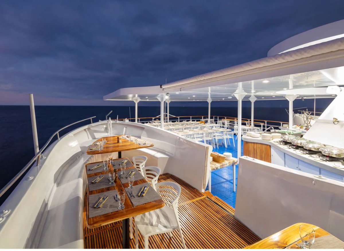 XclusiveEcuador's tweet photo. Take a cruise in Galapagos islands on board the renewed M/V Galapagos Legend ship. A beautiful 100 guests ship that explores the most iconic places of the Galapagos. #galapagoslegendship https://t.co/sG3qete94T