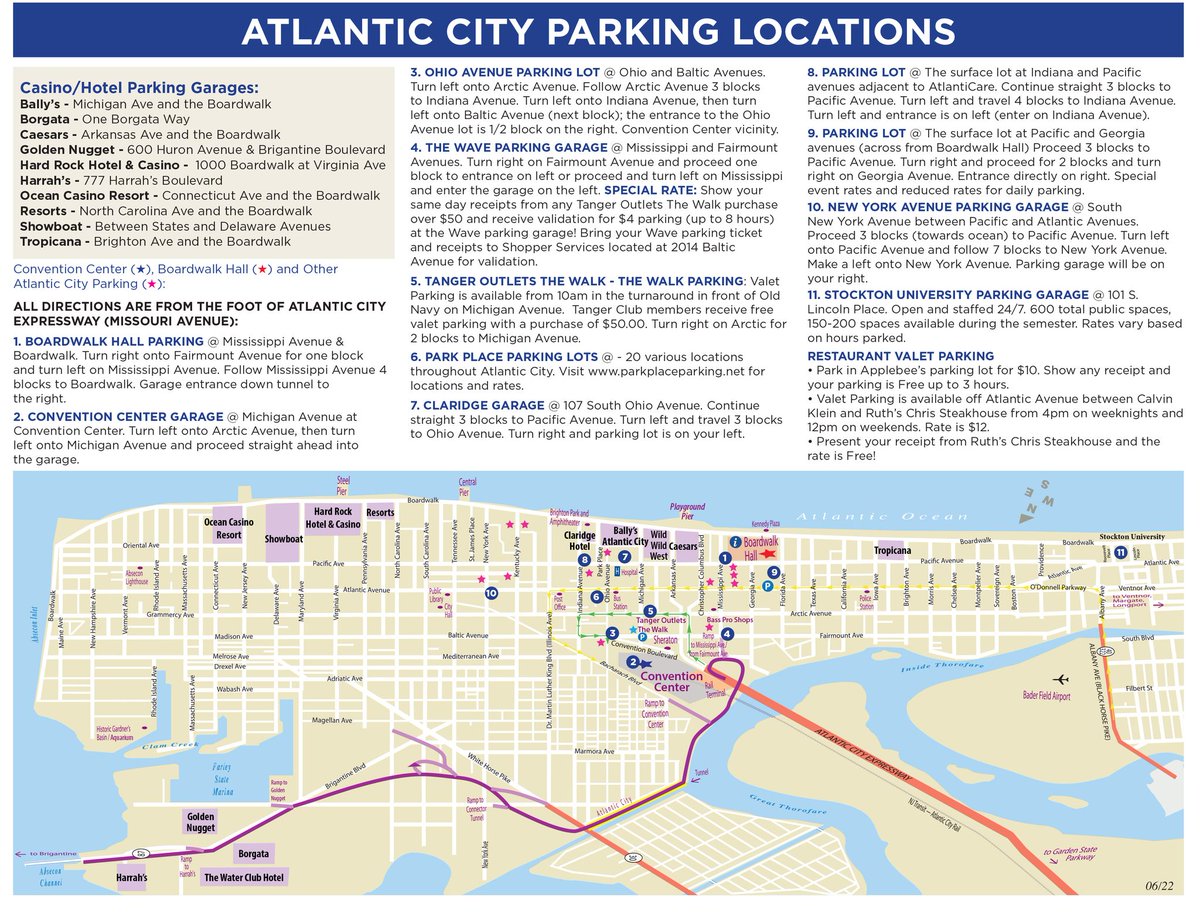 Coming to the <a href="/AC_Airshow/">The Visit Atlantic City Airshow</a>? Check out the parking information below 👇