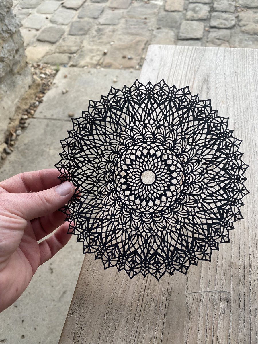 ChartamArt's tweet photo. Finished and ready to mount and frame. #schrenschnitte #papercutting #papercut https://t.co/HeFDS67uis