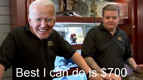 Nugjokes's tweet image. *Sends billions to Ukraine*

Hawaii: “We need help”

Biden: