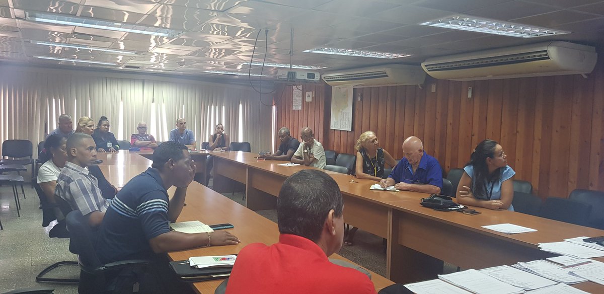 Desde la perla del sur, como parte de la jornada por el #10AniversarioSntem, visita George Américo Batista Perez, secretario general del sindicato nacional de trabajadores de Energía y Minas a colectivos decisorios de nuestro sector en el territorio.