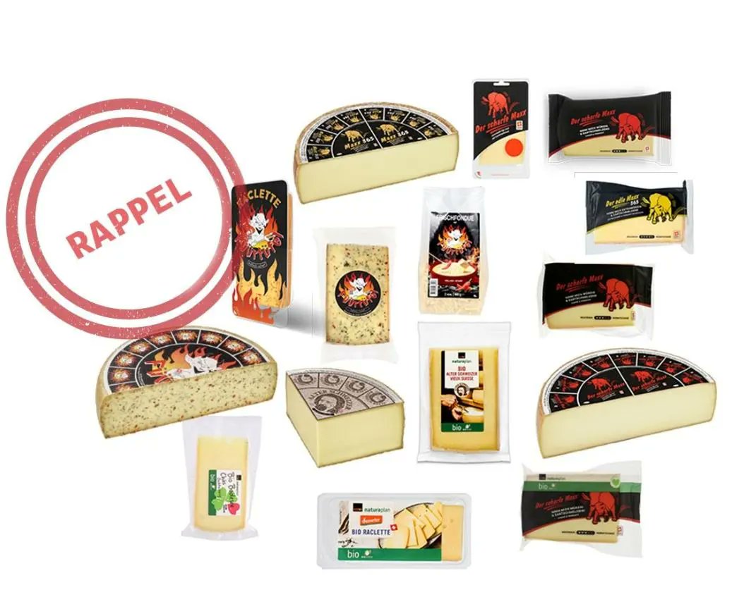 [Rappel de produit]

Migros, Coop et Denner rappellent des fromages de la marque Käserei Studer.

Plus d'info: bit.ly/3QFVIPl