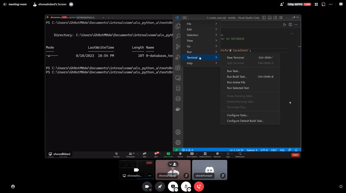ehoneahobed's tweet photo. Learners in the #ALXIntroToSWE having a live learning session on #MySQL

The way @block_cs breaks down the concepts for them makes every concept look too easy to learn

I can't wait to see the capstone projects these learners build by the end of your 4 months of training

#ALX_SE https://t.co/NjLcIaVw5K