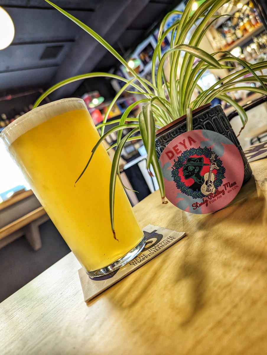 🍺It's here and it's tasting amazing as always. <a href="/deyabrewery/">DEYA</a> Steady Rolling Man. Who's in for the night. Here till 11 all week.