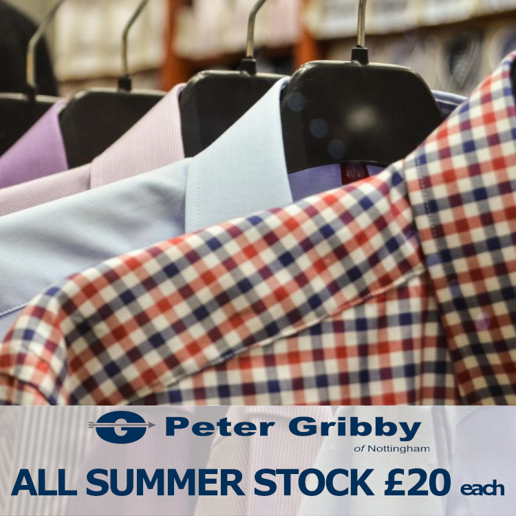 All PETER GRIBBY menswear summer stock any item £20...

*selected summer stock, see instore for more details.
leading-labels.com/stores/

#mensclothing #Mensfashion #leadinglabels #petergribby #sale #discount