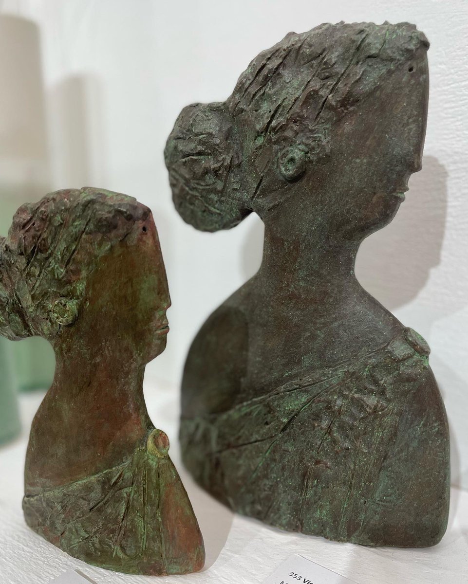 From the large to the pocket sized - RSA member Victoria Atkinson’s jesmonite, stoneware ceramic and bronze sculptures are dotted throughout our entire exhibition. Seek them out!  #ryeartists #ryesocietyofartists #sculpture #bronze #stonewareceramics #jesmonite