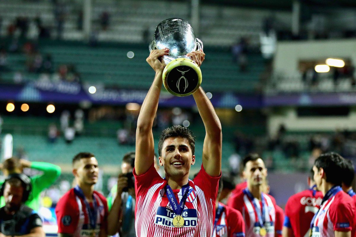 atletiuniverse's tweet photo. 🎙️| Rodri: “UEFA Super Cup? I have a lot of affection for this title. It was my first title, with Atleti, against our biggest rival [Real Madrid].” https://t.co/nop250QY8t