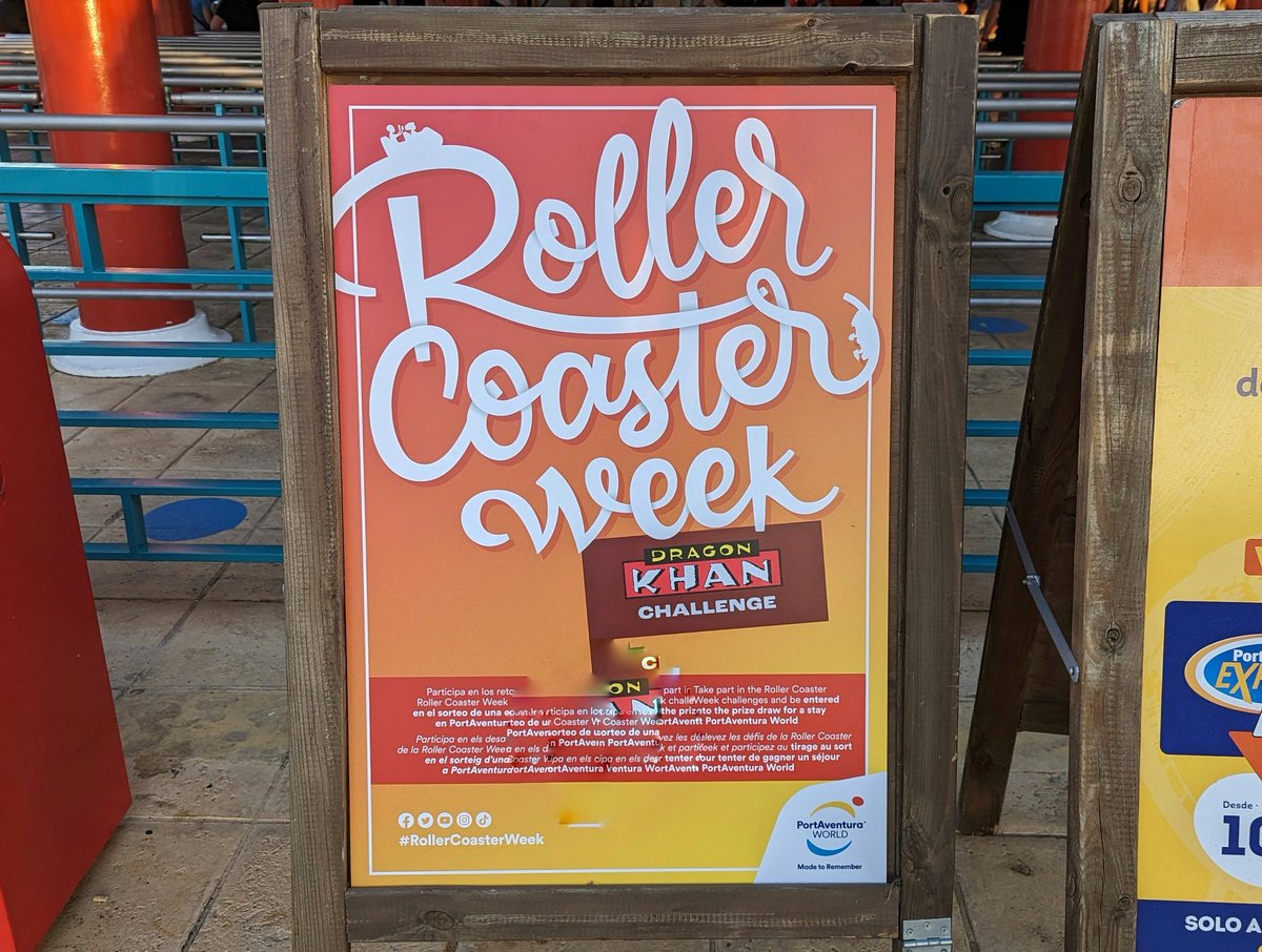 pafans's tweet photo. PortAventura celebra la #RollerCoasterWeek, si encuentras los 4 QR en los carteles del RollerCoaster Week en Dragon Khan, Shambhala, El Diablo y Stampida podrás entrar en el sorteo de una estancia para 2 personas. https://t.co/leIgUlzLkd