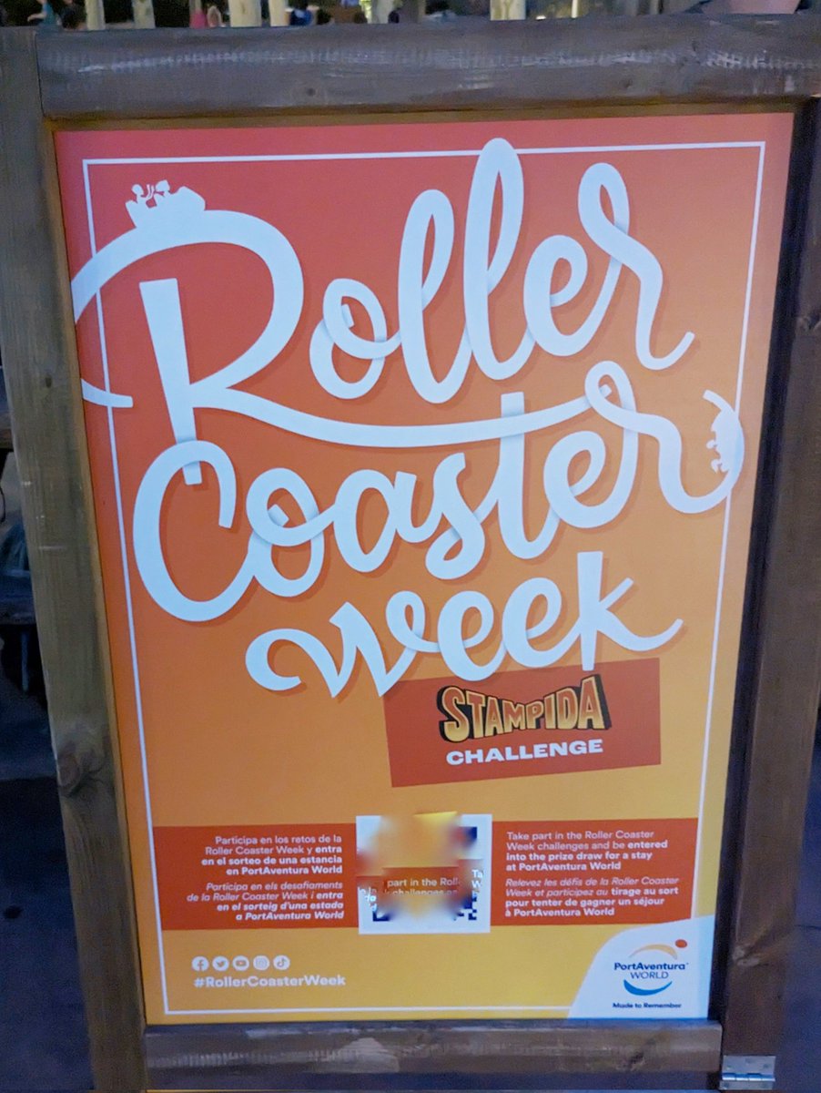 pafans's tweet photo. PortAventura celebra la #RollerCoasterWeek, si encuentras los 4 QR en los carteles del RollerCoaster Week en Dragon Khan, Shambhala, El Diablo y Stampida podrás entrar en el sorteo de una estancia para 2 personas. https://t.co/leIgUlzLkd