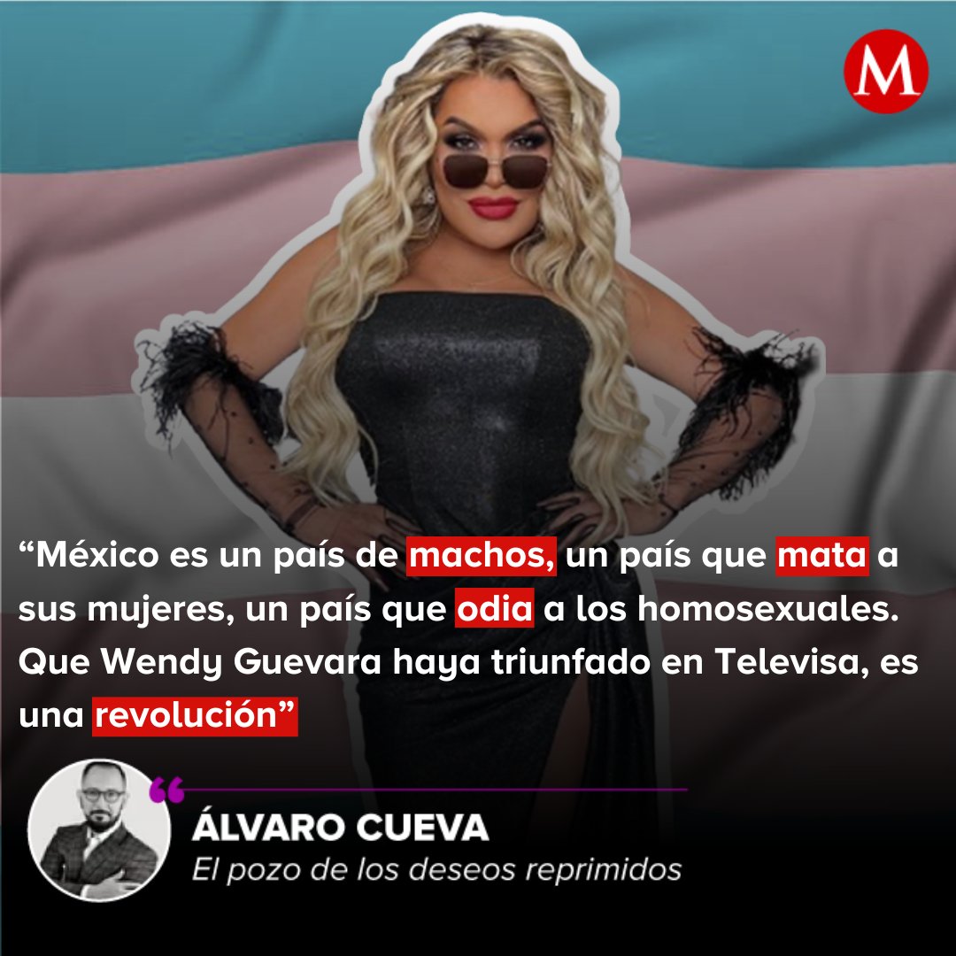 #ElPozoDeLosDeseosReprimidos | Conquistó el corazón de millones de mujeres y de hombres en este país. ¿Cuál es la nota? Que Wendy es una persona trans 🖊️ la opinión de @AlvaroCueva 

mile.io/446CbKV