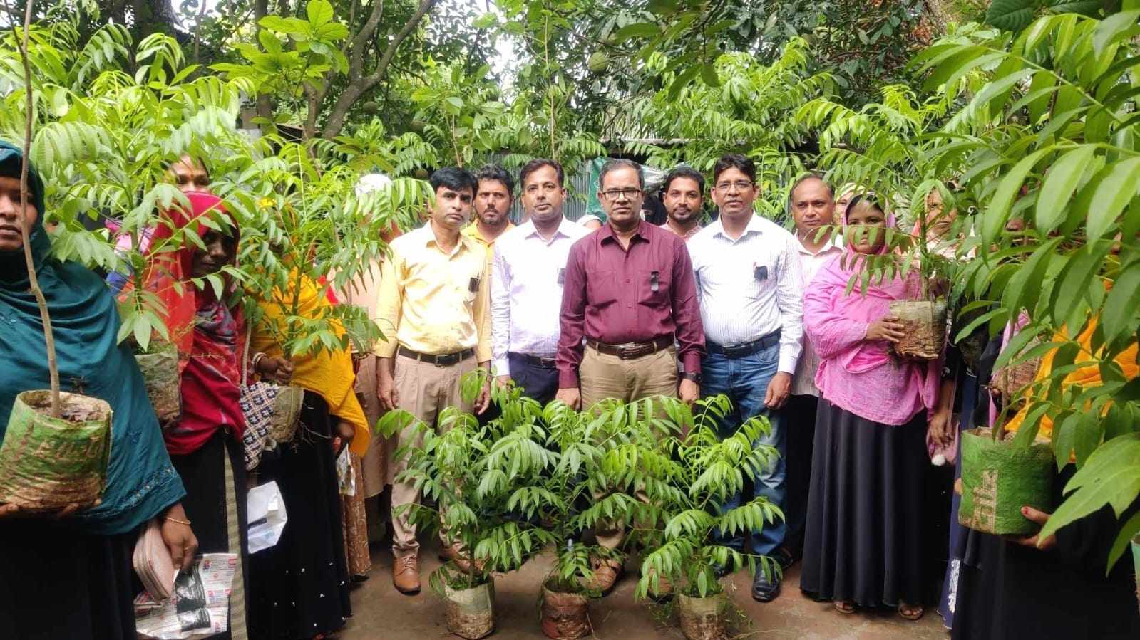 শোক দিবসে কালিয়াকৈরে গ্রামীণ ব্যাংকের বৃক্ষ রোপণ