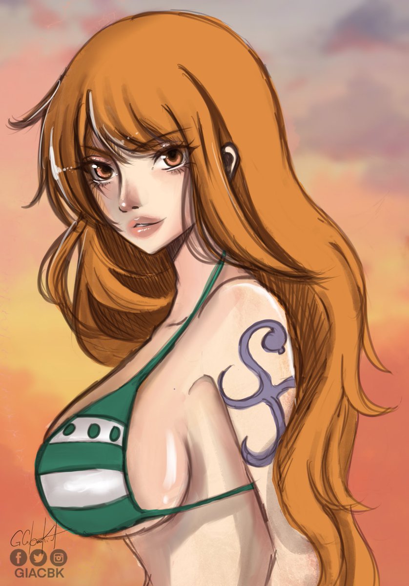 Still alive  hehe 

Here’s some #onepiece #nami fanart just for the heck of it 🧸
