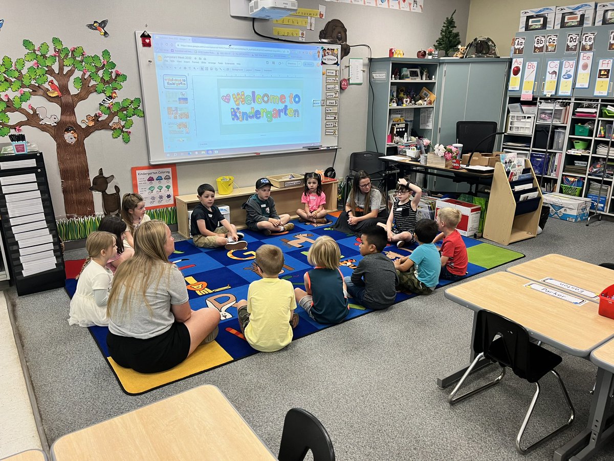 Kindergarten jump start in full swing!  Building new friendships, relationships and learning how we school:). All so excited to learn:)