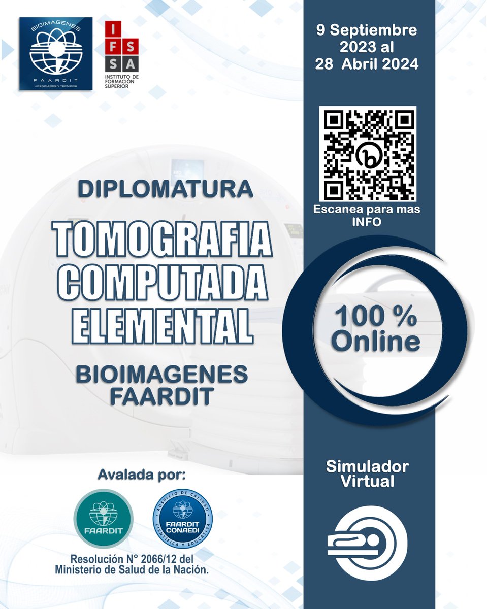 FAARDIT's tweet photo. DIPLOMATURA EN TC ELEMENTAL
Iniciamos la primera ola de inscipciòn a este primer proyecto que consta de 2 etapas. la primera TC Elemental y la segunda (en Abril 2024) TC AVANZADA.
📌100% online
📌Simulador Virtual
📌160 horas
��INFO: https://t.co/bRZlIf4OoQ
TE ESPERAMOS ‼️ https://t.co/TmfYaXVVYT
