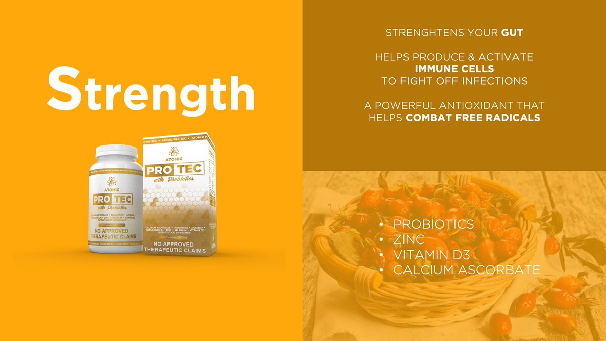 robertbantugtan's tweet image. Protec supports your body’s natural defenses, helping you stay healthy and strong. With 16 strains of probiotics, it keeps your gut healthy and support your immune system. 

#myatomicpro #myatomicprotec #protec #probiotics #immunesystem #myatoms