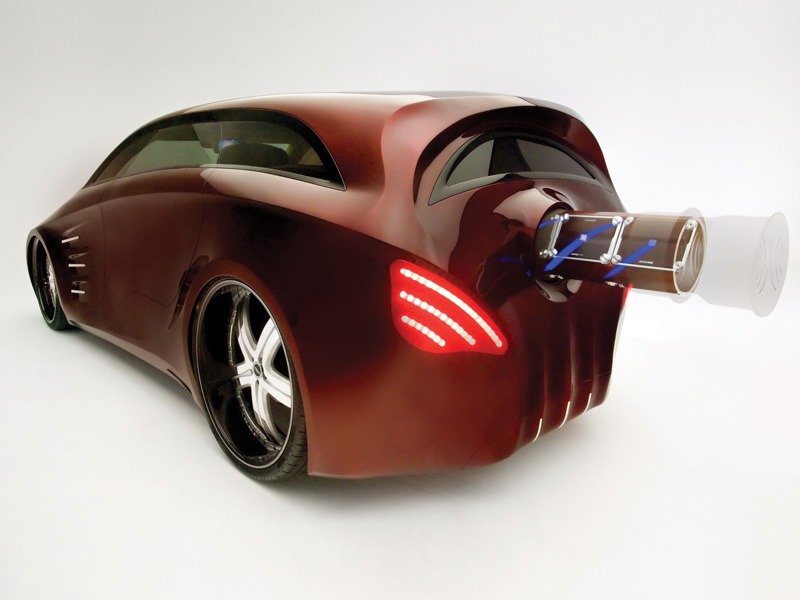 ObscureSupercar's tweet photo. Turns out Alpine (not that one - the audio company!) built a show car for their products.

Seen in 2008, the Imprint RLS began life as a Mercedes R500, "and was slowly morphed into a car that exceeds all laws of space and time".

https://t.co/KRQJ0EUef3 https://t.co/Biypic8wvw