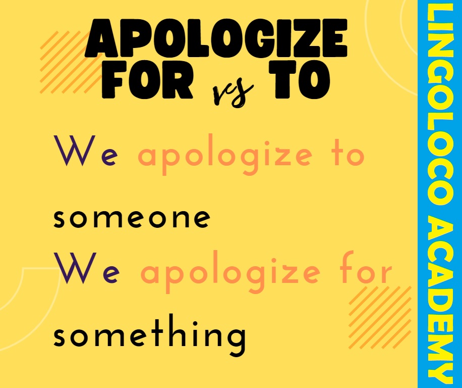 LingoLoco_PH's tweet image. We apologize a lot in English! Read this quick tip and then complete this sentence:
‘I’m sorry I broke your umbrella!’ = ‘I apologize ______ breaking your umbrella!’
1. to 
2.for
#LINGOLOCOACADEMY #ESL #ESLteacher #eslteaching #vocabulary