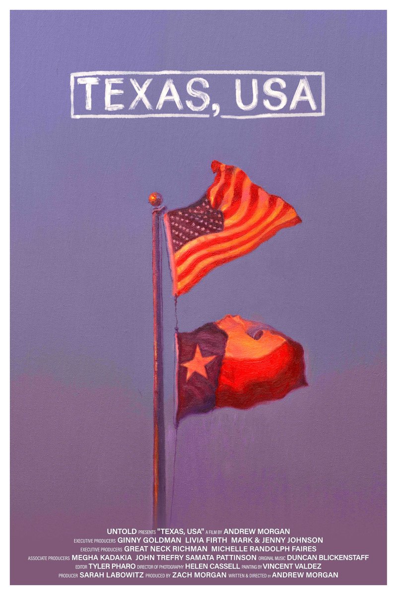 Thrilled to announce the release of my new film, a documentary called TEXAS, USA. Trailer and more coming soon!