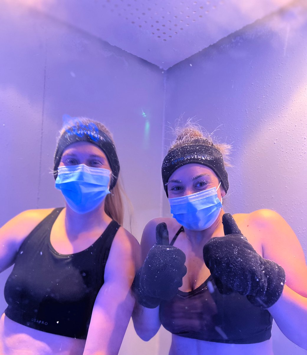 CryojuvenateUK's tweet photo. Whole body cryotherapy session for @Millwall_LFC 🦁✅
Highly recommend for muscle pain relief 💪🏽
Promotes recovery 💪🏽
Reduces fatigue 💪🏽
#cryotherapy #cryochamber #recovery #WWC2023 #lionesses #millwalll @MillwallFC @Maddie_bone_97 @stefpaci_ https://t.co/Khto5SfgbU