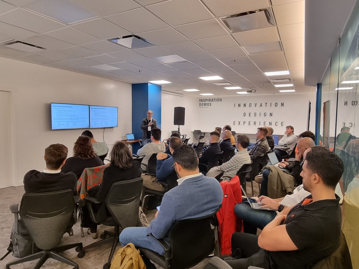 <a href="/ncalerouy/">Nelson Calero</a> speaking about Oracle Database Automation Guide #LatamTour2023 Argentina <a href="/ar_oug/">Argentina OUG</a> <a href="/oracleace/">Oracle ACE Program</a>