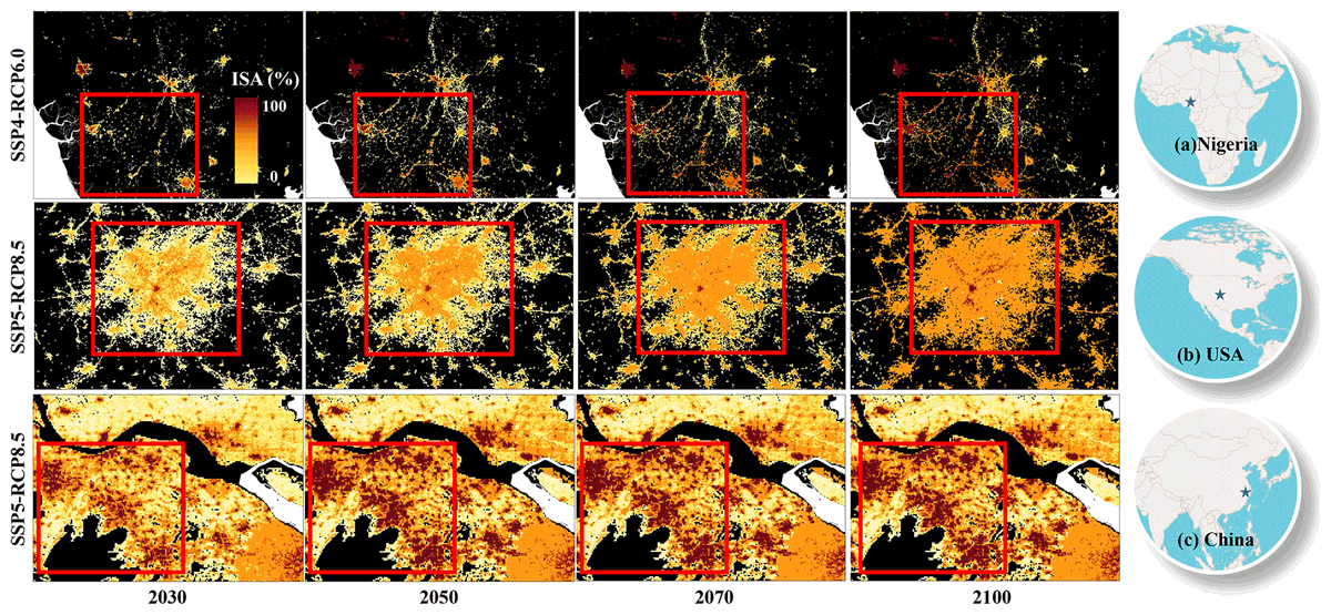 An essential  dataset of #spatial patterns of urban sprawl 

At 1km resolution from 2020 to 2100 (5-year interval) under eight scenarios of socioeconomic pathways and climate change