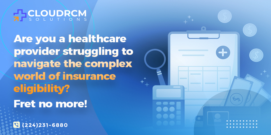 CloudRCM's tweet image. Unlocking Insurance Clarity for Healthcare Providers 🌟🏥 Don't let insurance eligibility complexities hold your practice back.
#InsuranceSolutions #Cloudrcmsolutions