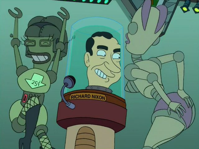 richard nixon futurama