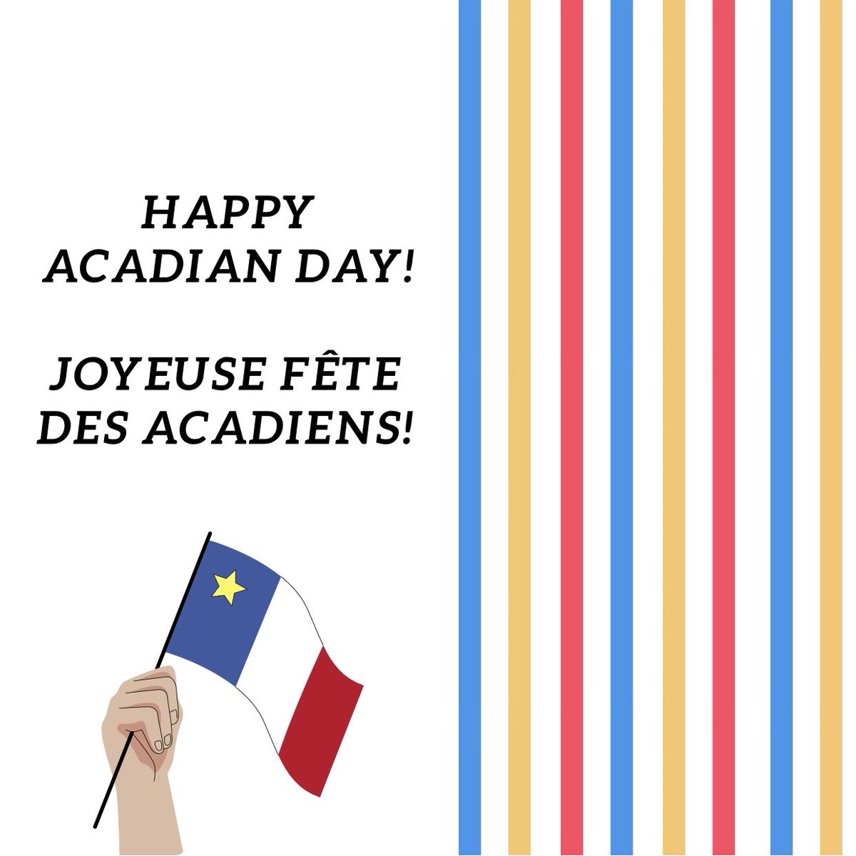 #AcadianDay #Acadie #Vivelacadie #Quinzou #miramichigrandlake