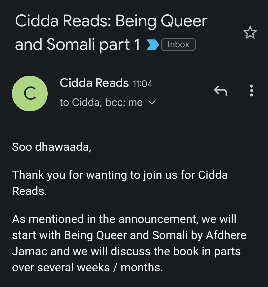 if you signed up for the Cidda Reads, an email should have arrived today.....very excited 🥰🥳