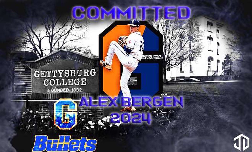 I am extremely excited to announce that I have committed to continue my athletic and academic career at Gettysburg College. I want to thank my family, friends, teammates, coaches, and everyone who has helped me get to this point. Go Bullets 🧡💙