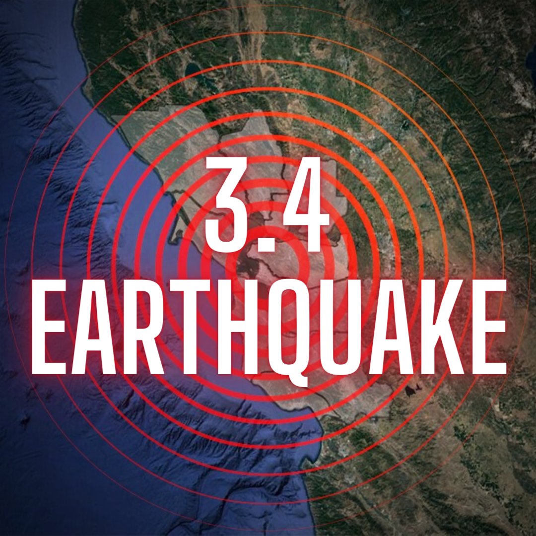 kron4news's tweet photo. Did you feel it? A preliminary 3.4-magnitude quake shakes the East Bay: https://t.co/y8W8vhmyux https://t.co/rwowuHj6ag