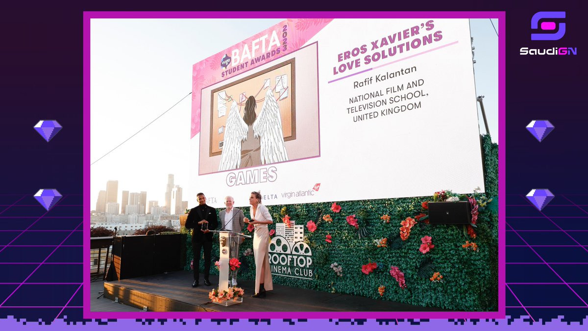 نبارك للاستاذه رفيف كلنتن حصولها على جائزة BAFTA للطلاب بفوز لعبتها "Eros Xavier's Love Solutions" في مسار الألعاب

و رفيف اول سعودية تفوز بهذه الجائزة، و هي جائزة مرموقة من الأكاديمية البريطانية للأفلام وفنون التليفزيون، حيث أن هذه الجوائز مخصصة لمشاريع الطلاب

تابع الثريد...